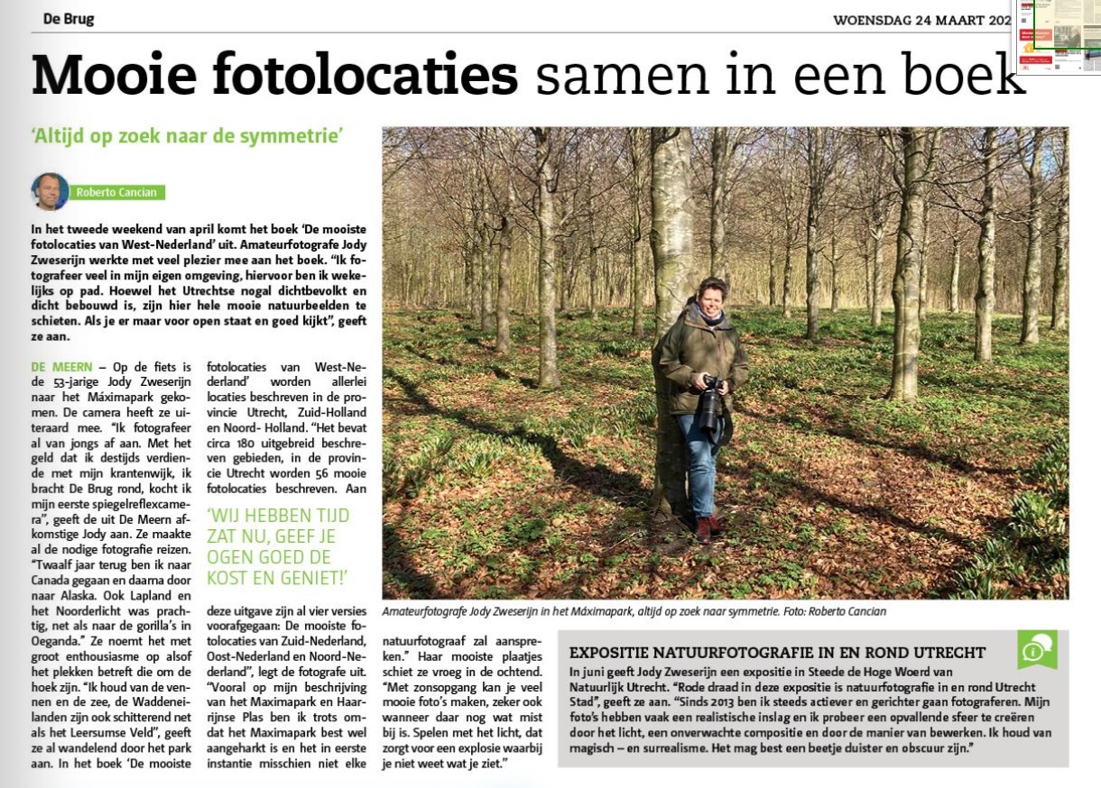 Interview Weekkrant De Brug, 24-3-2021