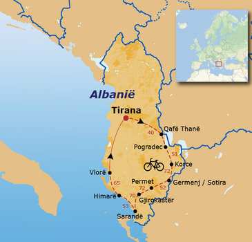 Albaniƫ fietsreis Sawadee